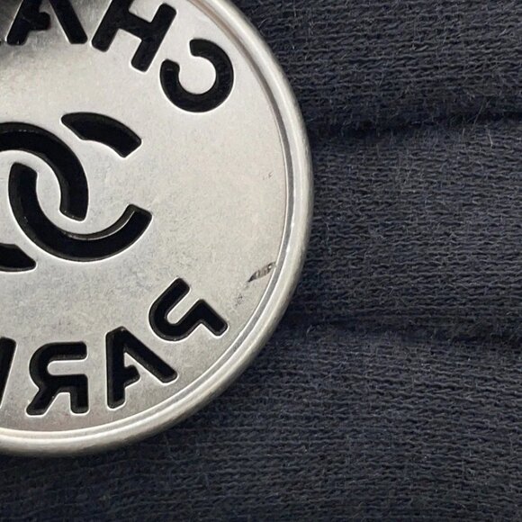 CHANEL CHANEL22 ChainShoulder Bag Size Mini Shiny Calf Leather Black A - Picture 12 of 16